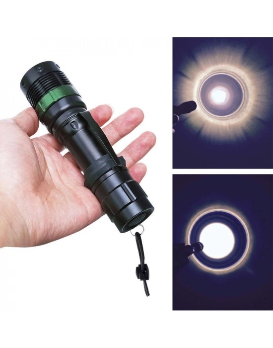 Zoomlu Oto Şarjlı El Feneri Wt-012