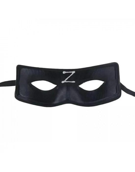 Zorro Maskesi Z Baskılı Lastikli