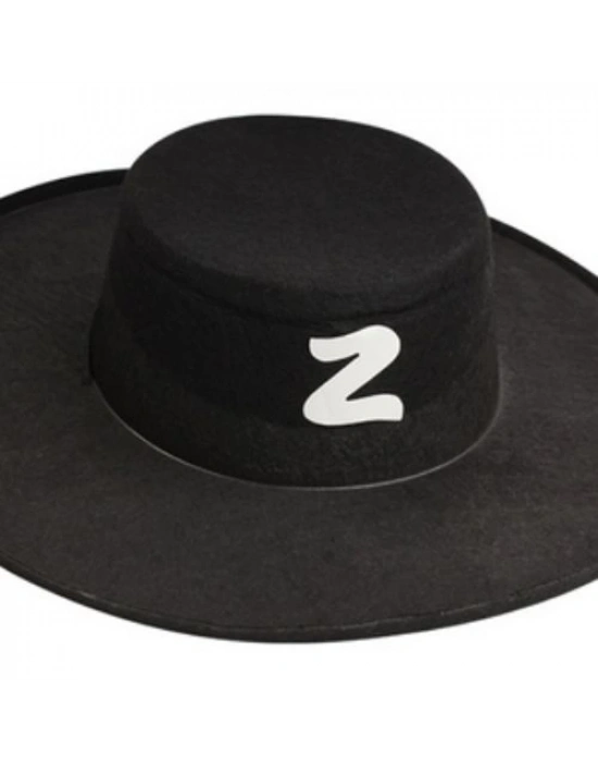 Zorro Şapka Maske Set Yetişkin