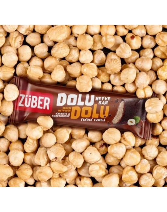 Züber Dolu Dolu Fındık Ezme Meyve Bar 30 Gr