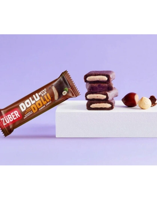 Züber Dolu Dolu Fındık Ezme Meyve Bar 30 Gr