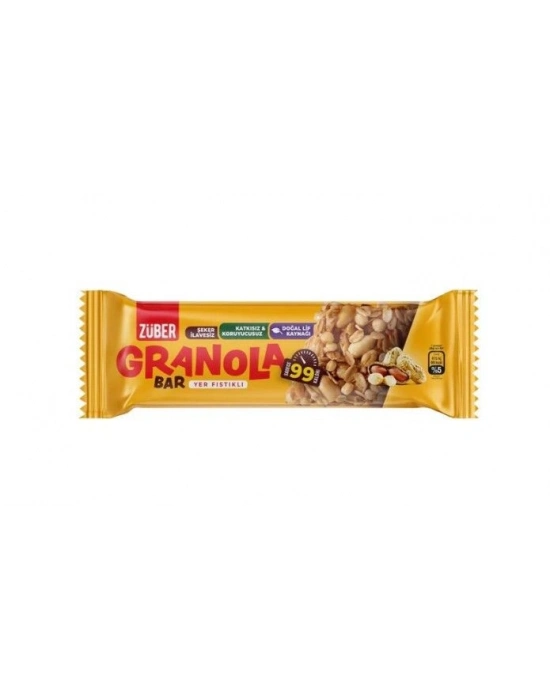 Züber Granola Bar 25 Gr Fıstık
