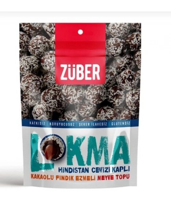 Züber Lokma Meyve Topu 96 Gr Hindistan Cevizli