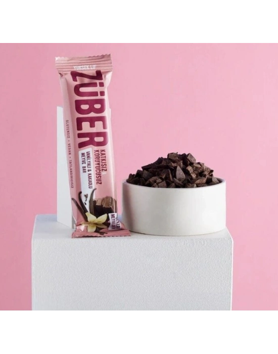 Züber Meyve Barı 40 Gr Vanilyalı ve Kakaolu