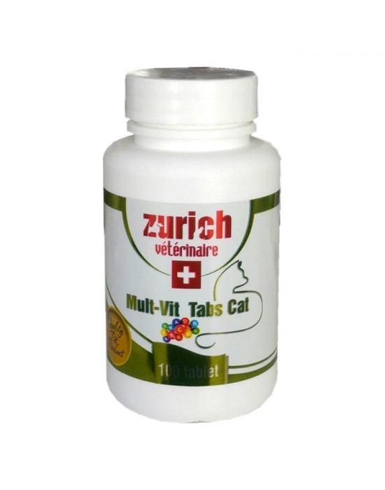Zurich Multivitamin Kedi Tableti 100 Tablet