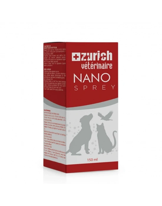 Zurich Veterinaire Nano Sprey Deri ve Yara Bakım Spreyi 150 ml