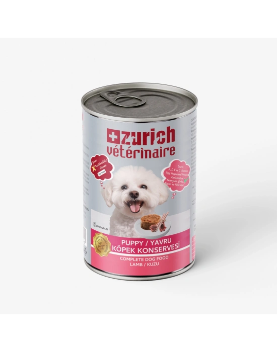 Zurich Veterinaire Pate Kuzulu Yavru Köpek Konservesi 415 gr