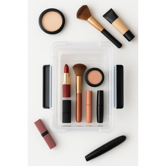 1,75 L Şeffaf Saklama Kutusu & Organizer Düzenleme Kutusu