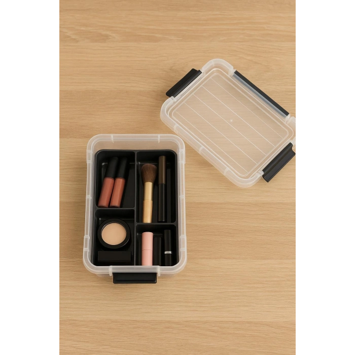 1,75 L Şeffaf Saklama Kutusu & Organizer Düzenleme Kutusu