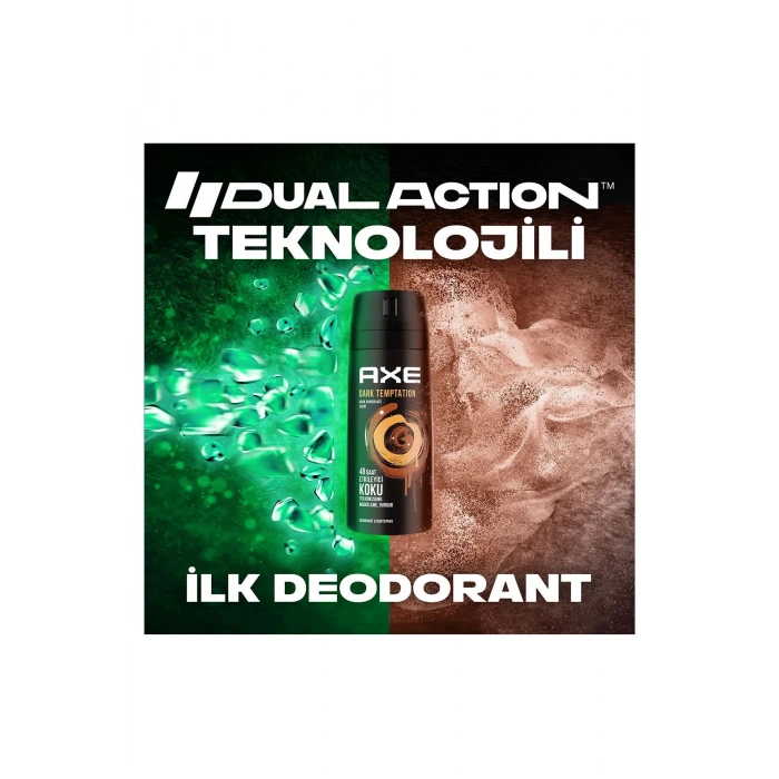 2 Adet Axe Dark Temptatıon Bay Parfüm Kofre 150 ml