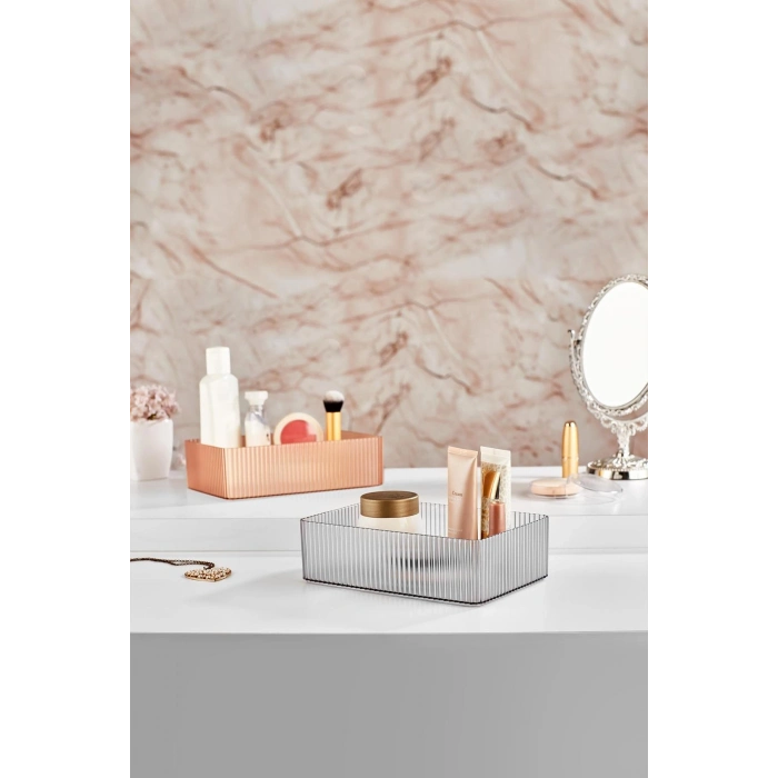 2 Katlı Kullanılabilen Makyaj Kutusu & Çok Amaçlı Kutu & Organizer