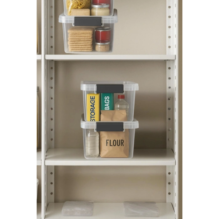 2’li Şeffaf Saklama Kutusu & Düzenleme Kutusu 10,5 Lt