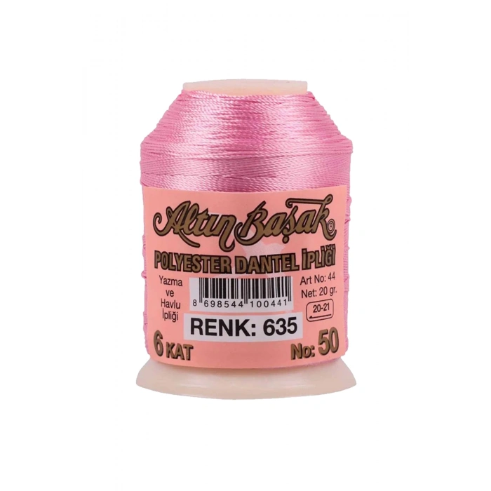 3 Adet Altınbaşak Oya ve Dantel İpi 20 gr - Royaleks - No: 911 - 635 - 369