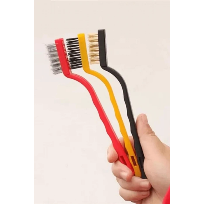 3lü Tel Fırça Seti