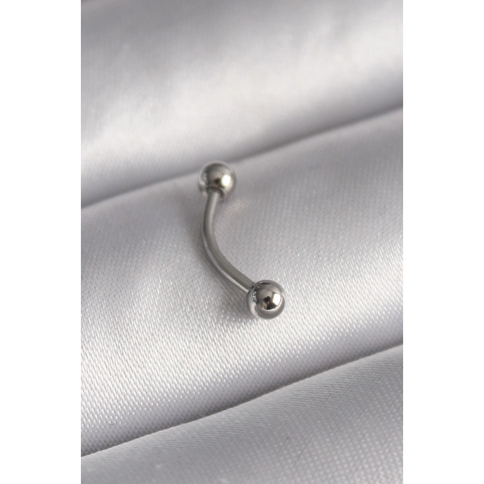 316L Çelik Gümüş Renk Topçuk Model Piercing