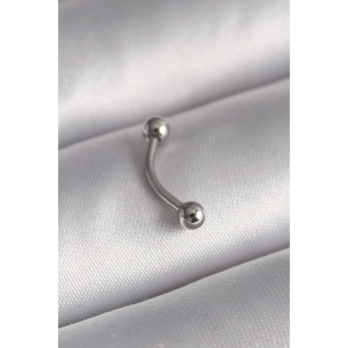 316L Çelik Gümüş Renk Topçuk Model Piercing