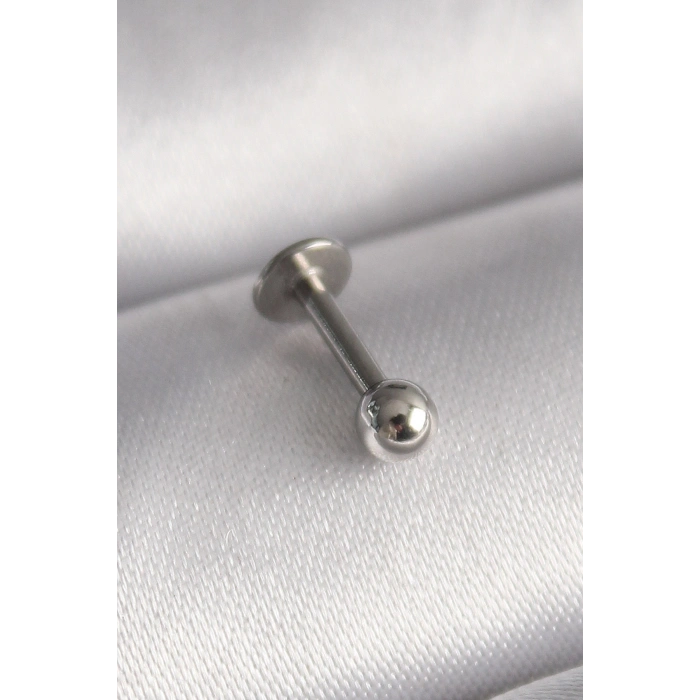 316L Çelik Gümüş Renk Topçuk Piercing