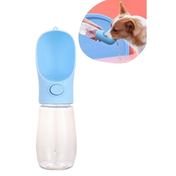 450 ml Taşınabilir Butonlu Evcil Hayvan Suluğu