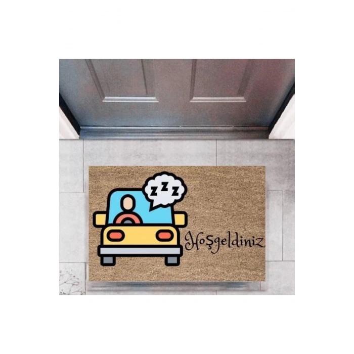 Bfs Kapı Önü Paspası Dekoratif Dijital Baskı Arabalar P-2683