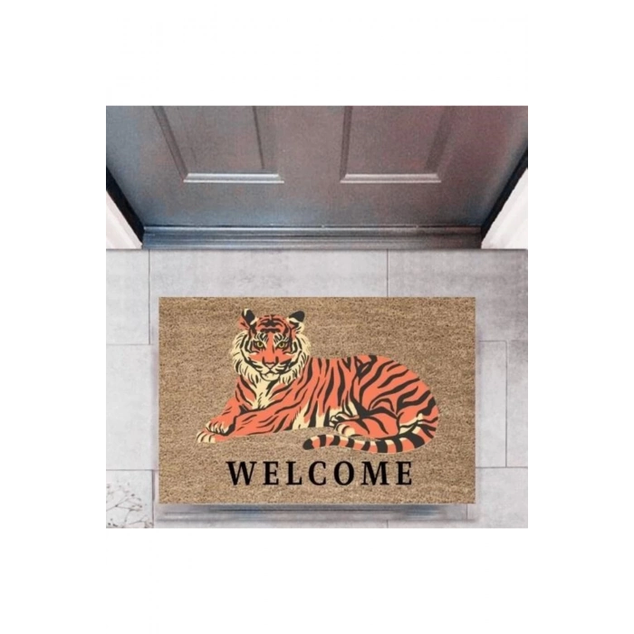 Bfs Kapı Önü Paspası Dekoratif Dijital Baskı Hayvanlarp-2727