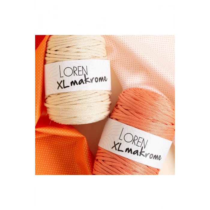 Loren XL Makrome Kırmızı El Örgü İpi - R048 - 33714