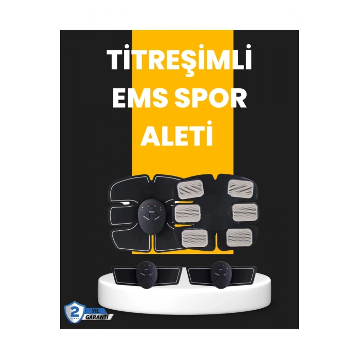 Titreşimli Ems Spor Ve Fitness Cihazı Karın Kası Kol Bacak 2025 Model