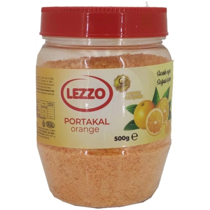 Lezzo Portakal Toz Içecek ( Sıcak Ve Soğuk İçim) 500 Gr