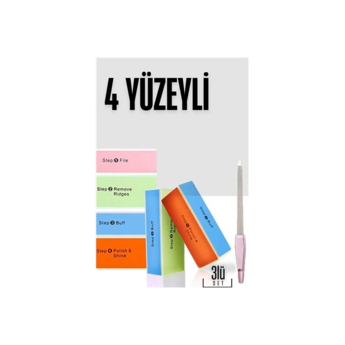 BFS 4 Yüzeyli Törpü ve Parlatma Blok Sünger 3 lü Set