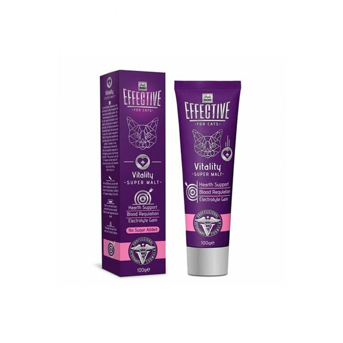 Effective Vitality Malt Katkılı Kedi Macunu 100 Gr - Petshopundan