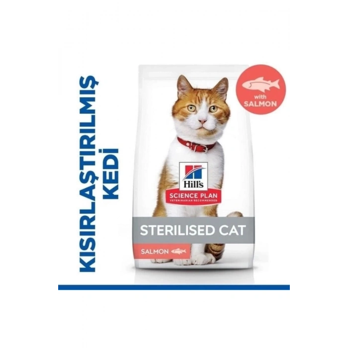 Hills Somonlu Kısırlaştırılmış Yetişkin Kedi Maması 8+2 Kg Hediyeli