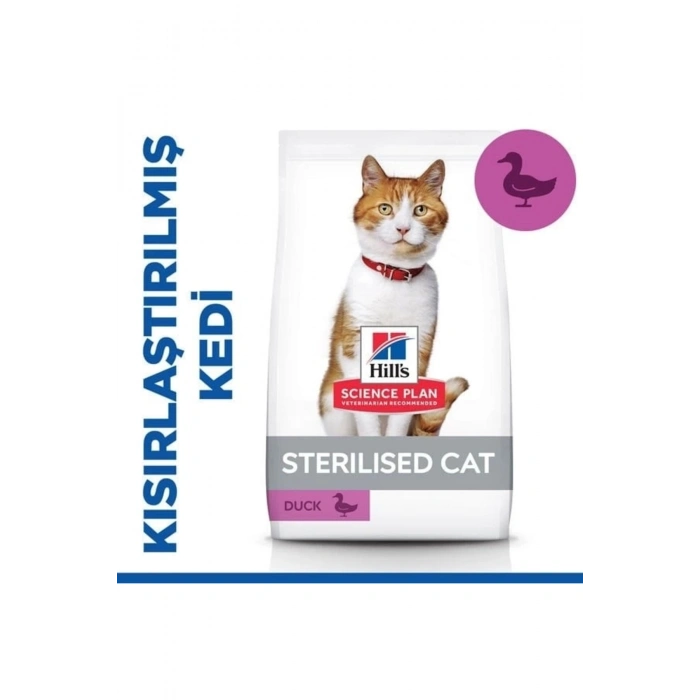 Hills Young Sterilised Ördekli Kısırlaştırılmış Kedi Maması 8+2 Kg