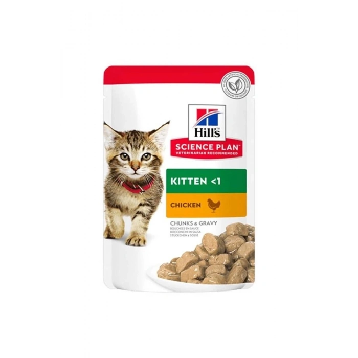 Hills Kitten Tavuklu Pouch Yavru Konserve Kedi Maması 85 Gr