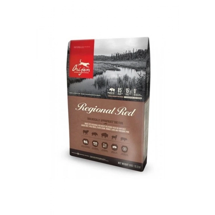Orijen Regional Red Tahılsız Sığır Etli Yavru Yetişkin Köpek Maması 11.4 Kg