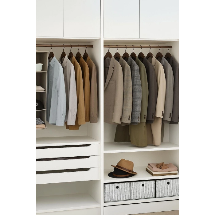 6’lı Ahşap Görünümlü Askı Kahve 44 cm