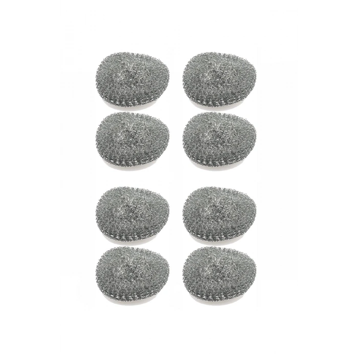 8 Adet Paslanmaz Çelik Tel Bulaşık Teli Poşetli