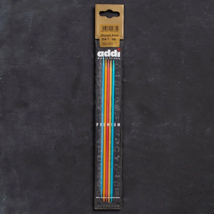 Addi Colibri 3,5mm 20cm Renkli Çorap Şişi - 204-7