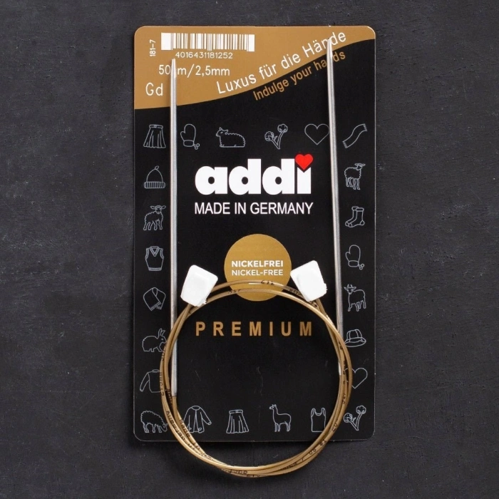 Addi Flexi-Bel 2,5mm 50cm Esnek Örgü Şişi - 181-7