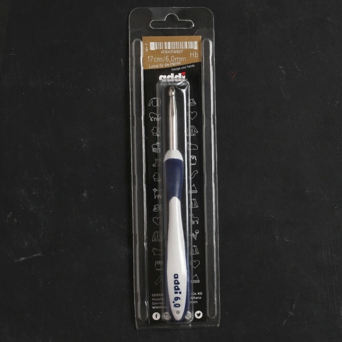 Addi Swing Maxi 6 Mm 17 Cm Lacivert Ergonomik Yün