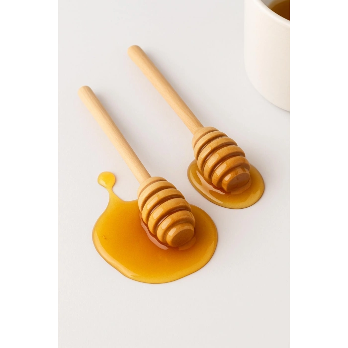 Ahşap Bal Kaşığı Seti 2’li 16,5 cm