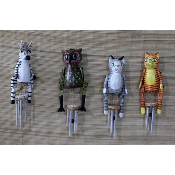 Ahşap Hayvan Figürlü Çan No:2