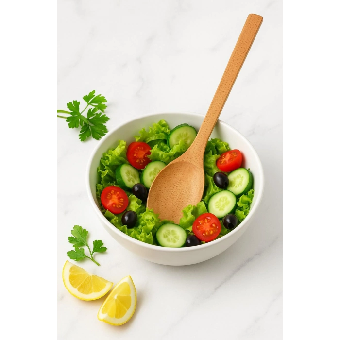 Ahşap Yemek Hazırlık Kaşığı 27 cm