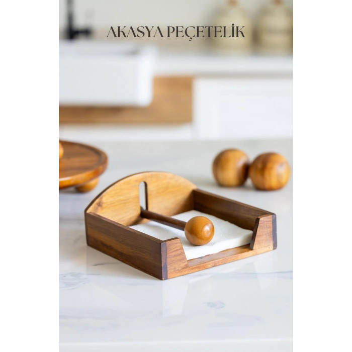 Akasya Ağacı Peçetelik - Şık ve Fonksiyonel