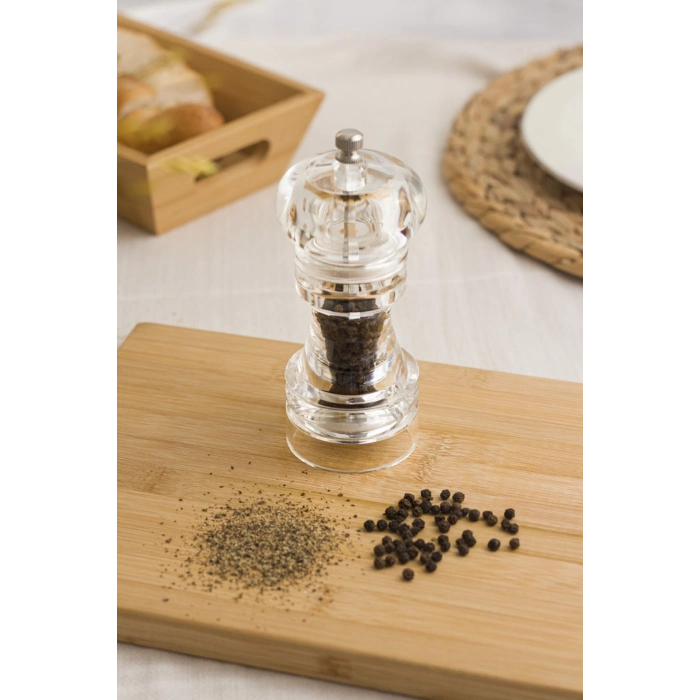 Akrilik Tuz Karabiber Baharat Değirmeni Öğütücü 14 Cm