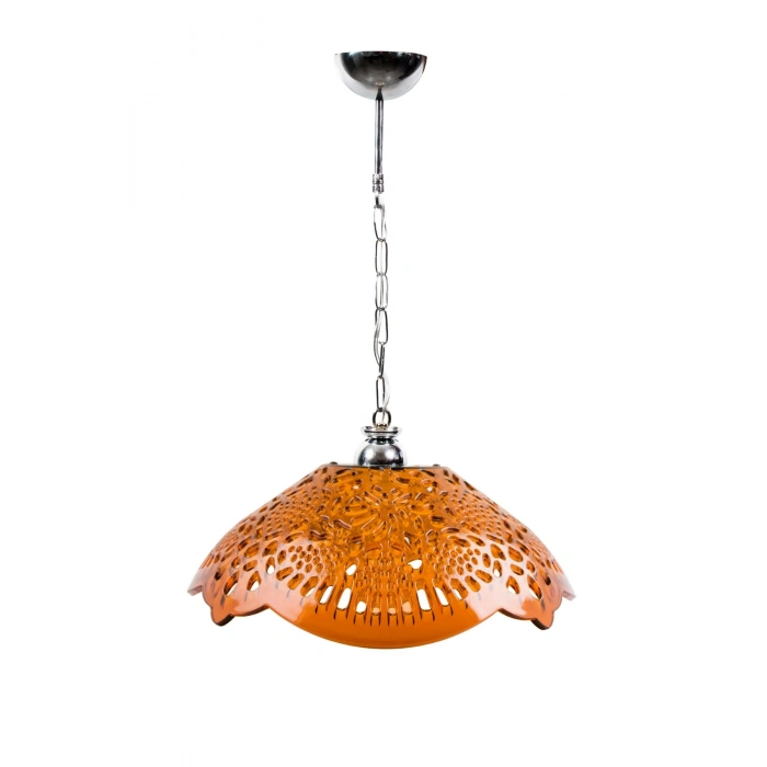 Bal Rengi Akrilik Avize Modern Dekoratif Aydınlatma 35x35x12 cm