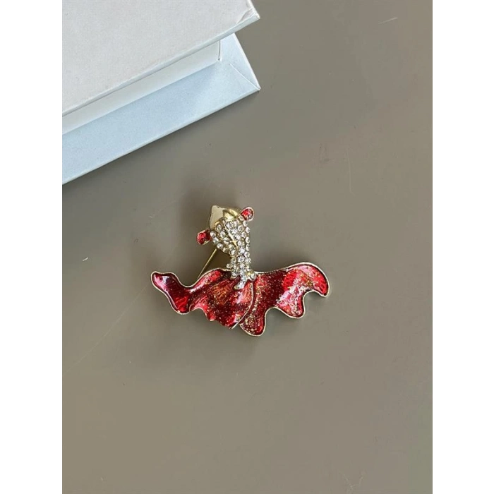 Balık Broş - Kırmızı
