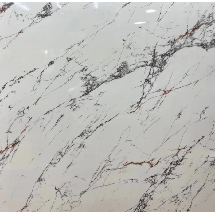 Beyaz Mermer Desenli Yapışkanlı Kaplama Kağıdı  Büyük Boy 5 Metre