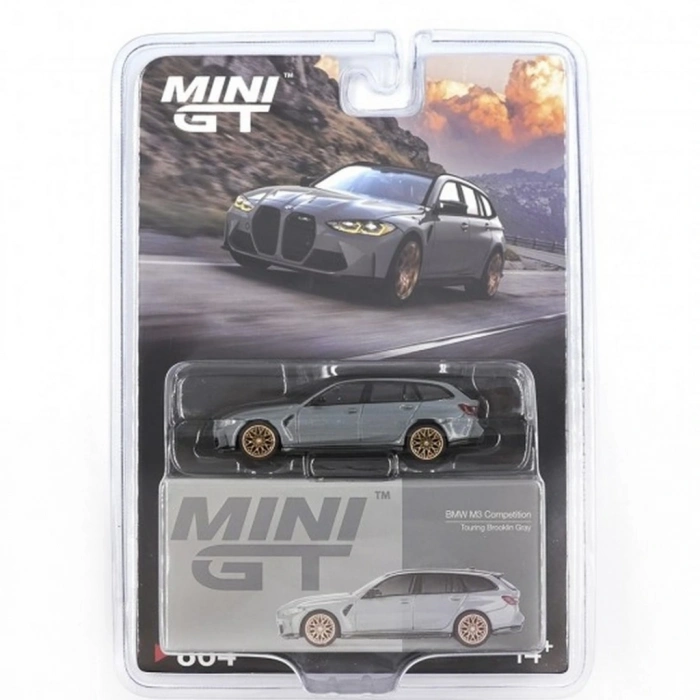 BFS 1/64 BMW M3 Competition Touring Brooklin Gray Model Araç
