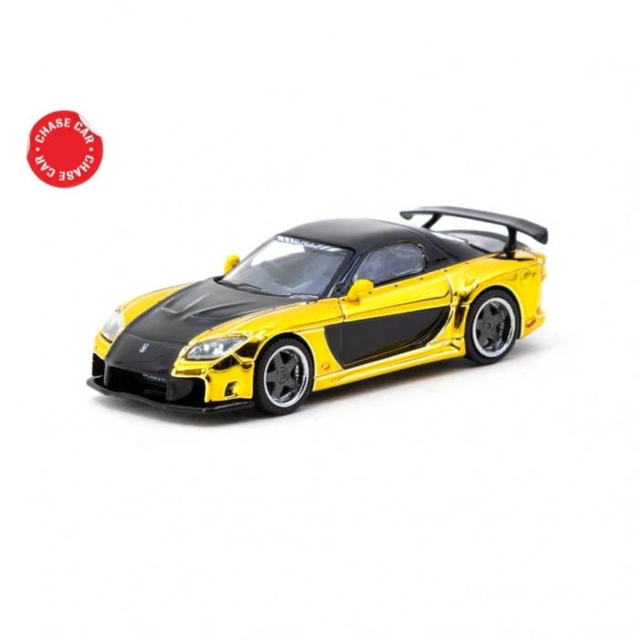 BFS 1/64 Mazda RX-7 VeilSide Fortune7 Yellow / Black