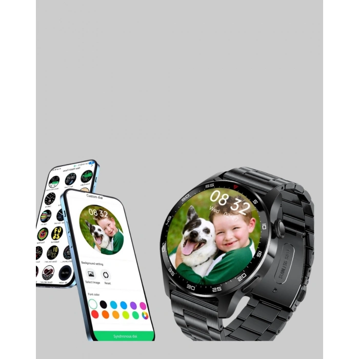 BFS 100mAh Şarjlı Akıllı Saat – Mesaj Bildirimi, Müzik Kontrolü ve Ergonomik Tasarım