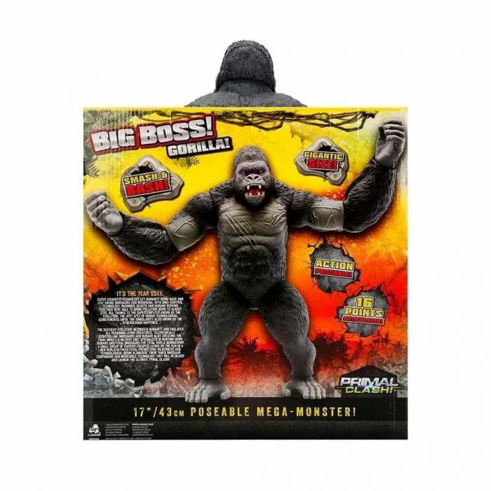 BFS  1037113 Primal Clash Büyük Patron Goril 42 cm -Sunman